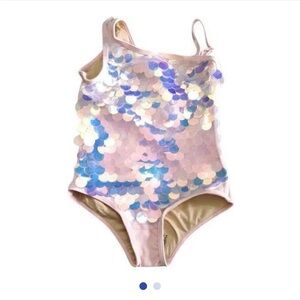 Lola + The Boys Sequin mermaid swimsuit size 8
